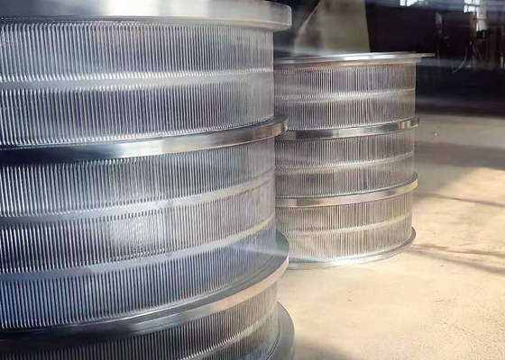 Slot Type 304 Stainless Steel Rods 2m2 Pressure Screen Drum For OCC Pulp