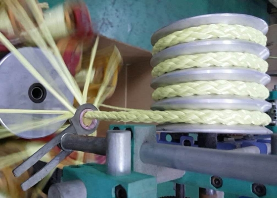 High Speed Paper Machine Polyamide Aramid Fiber Carrier Rope High Temperature Resistance