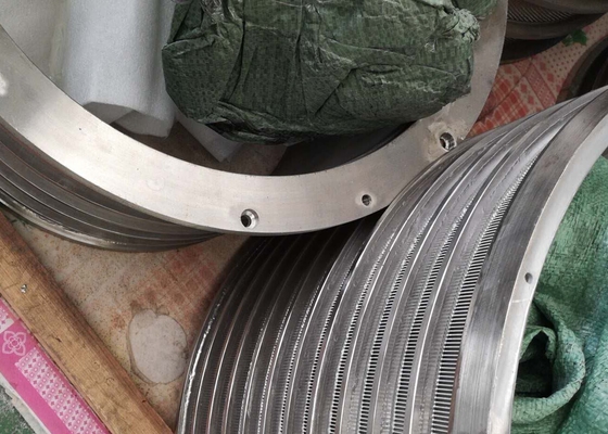 Slot Type 304 Stainless Steel Rods 2m2 Pressure Screen Drum For OCC Pulp